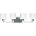 Canfield Brushed Nickel LED Vanity Fixture - Bath & Vanity