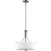 Canfield Brushed Nickel Pendant - Pendants
