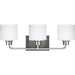 Canfield Brushed Nickel Vanity Fixture - Bath & Vanity