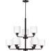 Canfield Burnt Sienna Chandelier - Chandeliers