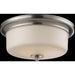 Cannondale Brushed Nickel Flushmount | theLightShop