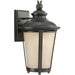 Cape May Burled Iron LED Outdoor Wall Lantern - Outdoor Wall Sconce