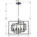 Capri 5 Light Raw Steel Chandelier - Chandeliers