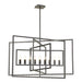 Capri 9 Light Raw Steel Chandelier - Chandeliers