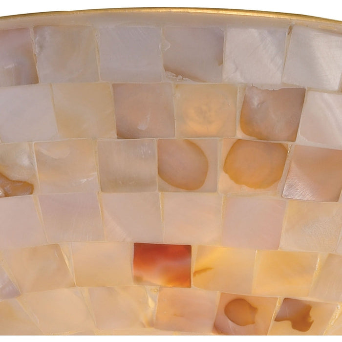 Capri Satin Nickel Semi Flush Mount - Semi-Flushmounts