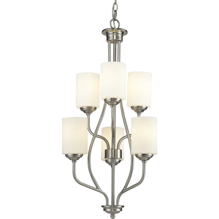 Cardinal Brushed Nickel Chandelier | theLightShop