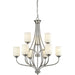 Cardinal Brushed Nickel Chandelier | theLightShop