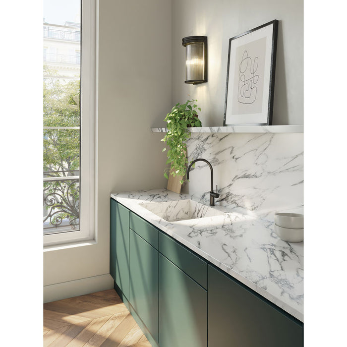 Carnaby Matte Black 2 Light Wall Sconce Z-Lite 7504-2S-MB | theLightShop