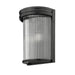Carnaby Matte Black 2 Light Wall Sconce Z-Lite 7504-2S-MB | theLightShop