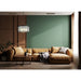 carnaby matte black 6 light pendant with ribbed glass shade