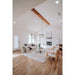 carnaby matte black 9 light pendant with ribbed glass shade