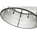 carnaby matte black 9 light pendant with ribbed glass shade