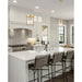 carnaby modern gold 3 light pendant with ribbed glass shade