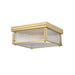 Carnaby Modern Gold 2 Light Square Flushmount Z-Lite 7504FS13-MGLD | theLightShop