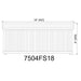 Carnaby Modern Gold 4 Light Square Flushmount Z-Lite 7504FS18-MGLD | theLightShop