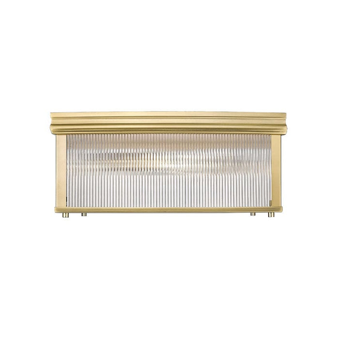 Carnaby Modern Gold 4 Light Square Flushmount Z-Lite 7504FS18-MGLD | theLightShop