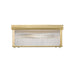 Carnaby Modern Gold 4 Light Square Flushmount Z-Lite 7504FS18-MGLD | theLightShop
