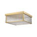 Carnaby Modern Gold 4 Light Square Flushmount Z-Lite 7504FS18-MGLD | theLightShop