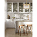 carnaby modern gold 5 light pendant with ribbed glass shade