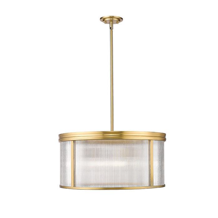 Carnaby Modern Gold 6 Light Pendant Z-Lite 7504P24-MGLD | theLightShop