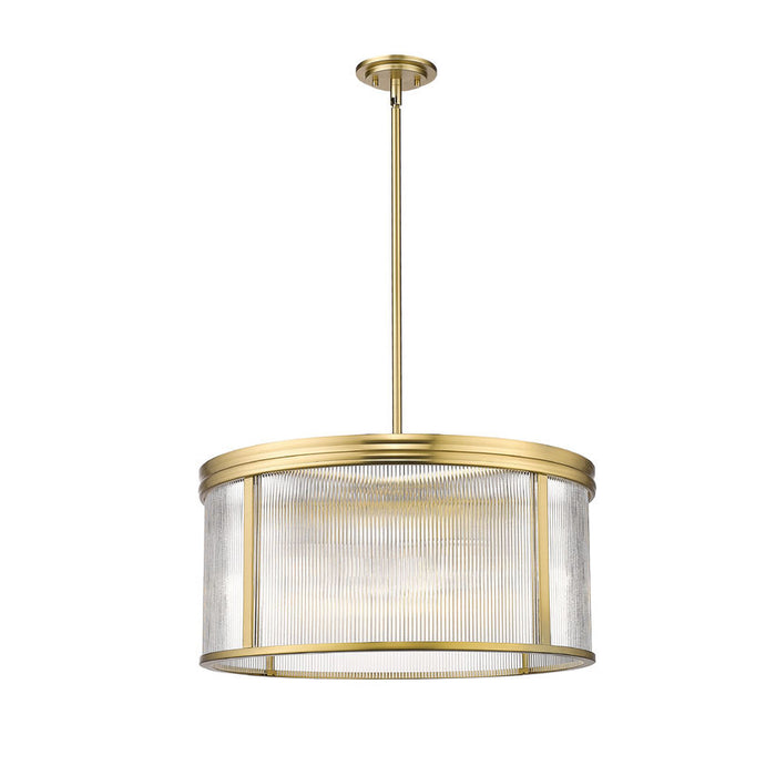 Carnaby Modern Gold 6 Light Pendant Z-Lite 7504P24-MGLD | theLightShop