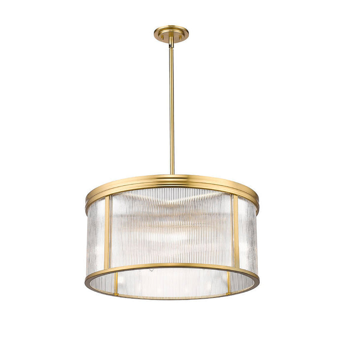 Carnaby Modern Gold 6 Light Pendant Z-Lite 7504P24-MGLD | theLightShop