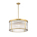 Carnaby Modern Gold 6 Light Pendant Z-Lite 7504P24-MGLD | theLightShop