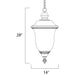 Carriage House DC Oriental Bronze Outdoor Hanging Lantern - Outdoor Hanging Lantern