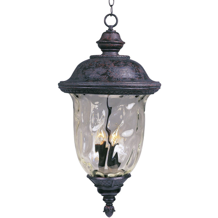 Carriage House DC Oriental Bronze Outdoor Hanging Lantern - Outdoor Hanging Lantern
