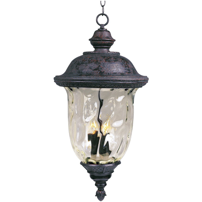 Carriage House DC Oriental Bronze Outdoor Hanging Lantern - Outdoor Hanging Lantern