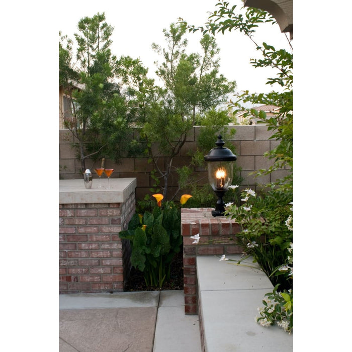 Carriage House DC Oriental Bronze Outdoor Pole/Post Mount - Outdoor Pole/Post Mount