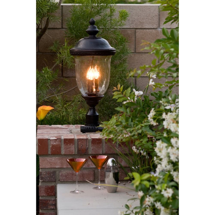 Carriage House DC Oriental Bronze Outdoor Wall Mount - Outdoor Wall Mount