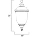 Carriage House LED Oriental Bronze LED Outdoor Hanging Lantern - Outdoor Hanging Lantern