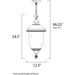 Carriage House VX Oriental Bronze Outdoor Hanging Lantern - Outdoor Hanging Lantern