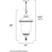 Carriage House VX Oriental Bronze Outdoor Hanging Lantern - Outdoor Hanging Lantern