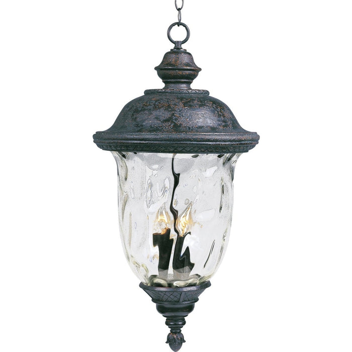 Carriage House VX Oriental Bronze Outdoor Hanging Lantern - Outdoor Hanging Lantern