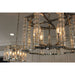 Carson Polished Nickel 4 Light Chandelier Convertible - Chandeliers