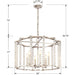 Carson Polished Nickel 6 Light Chandelier - Chandeliers