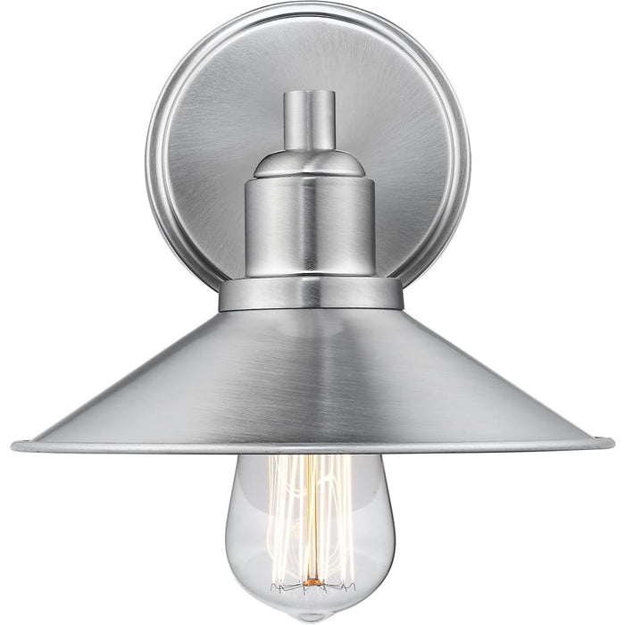 Casa Brushed Nickel Wall Sconce - Wall Sconces