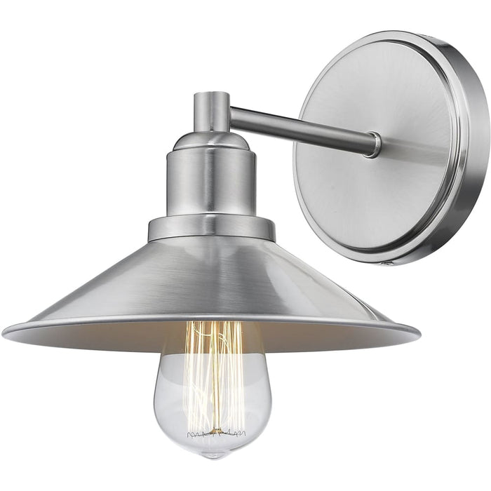 Casa Brushed Nickel Wall Sconce - Wall Sconces