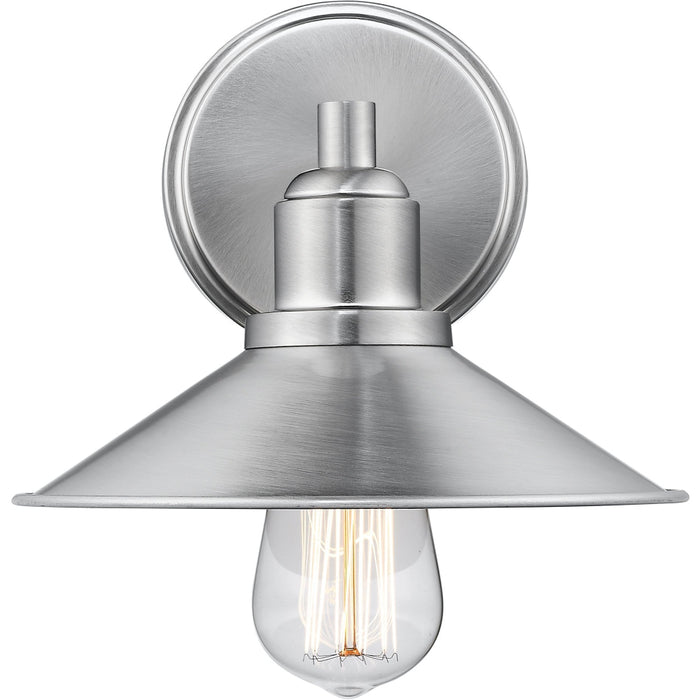 Casa Brushed Nickel Wall Sconce - Wall Sconces