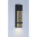 Cascade Black LED Outdoor Wall Mount - Outdoor Wall Mount