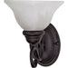 Castillo Textured Black Wall Sconce - Wall Sconce