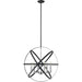 Cavallo Hammered Black Chrome Pendant | theLightShop