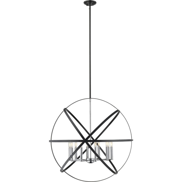 Cavallo Hammered Black Chrome Pendant | theLightShop