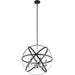 Cavallo Hammered Black Chrome Pendant - Pendants
