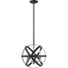 Cavallo Hammered Black Chrome Pendant | theLightShop