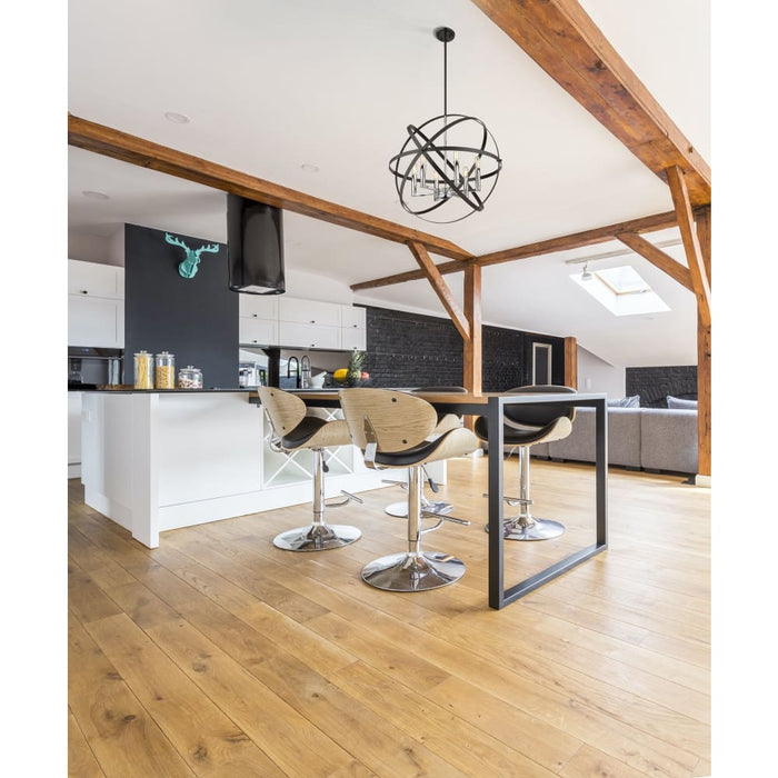 Cavallo Hammered Black Chrome Pendant - Pendants