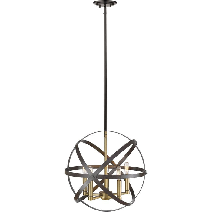 Cavallo Hammered Bronze Olde Brass Pendant - Pendants