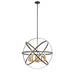 Cavallo Hammered Bronze Olde Brass Pendant - Pendants